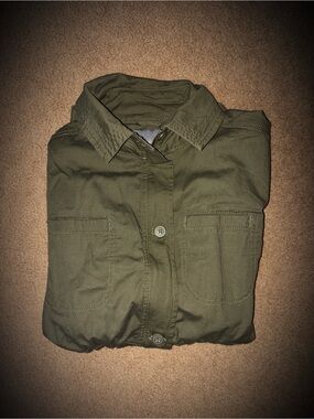 Falls Creek Olive Lightweight Utility Jacket